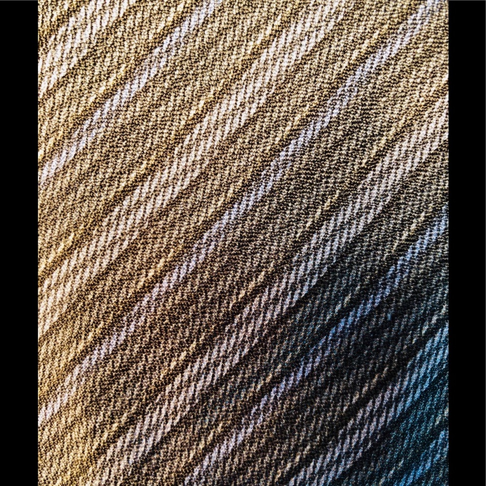 Vintage shades of green in 100% silk